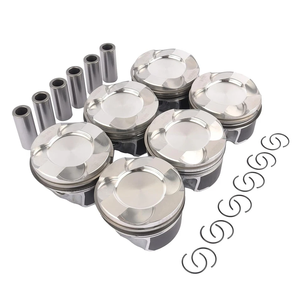 Juego de 6 pistones y anillos STD 22mm 84mm para BMW 335i 435i 535i X3 X4 X5 X6 N55B30A Foto 4 de 4