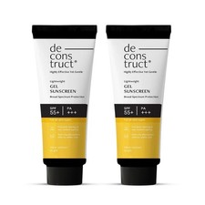 Deconstruct Face Gel Sunscreen SPF 50 PA  50g x2  No White Cast, Oily Skin
