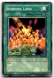 Burning Land PSV-061 Pharaoh's Servant Common Yu-Gi-Oh!