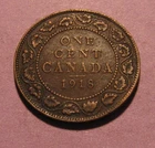 1918 Canada Large Cent — photo from another recent sale