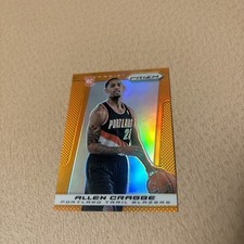 2013-14 Panini Prizm Retail Green Prizm Allen Crabbe #295 Rookie Card RC Hawks. rookie card picture