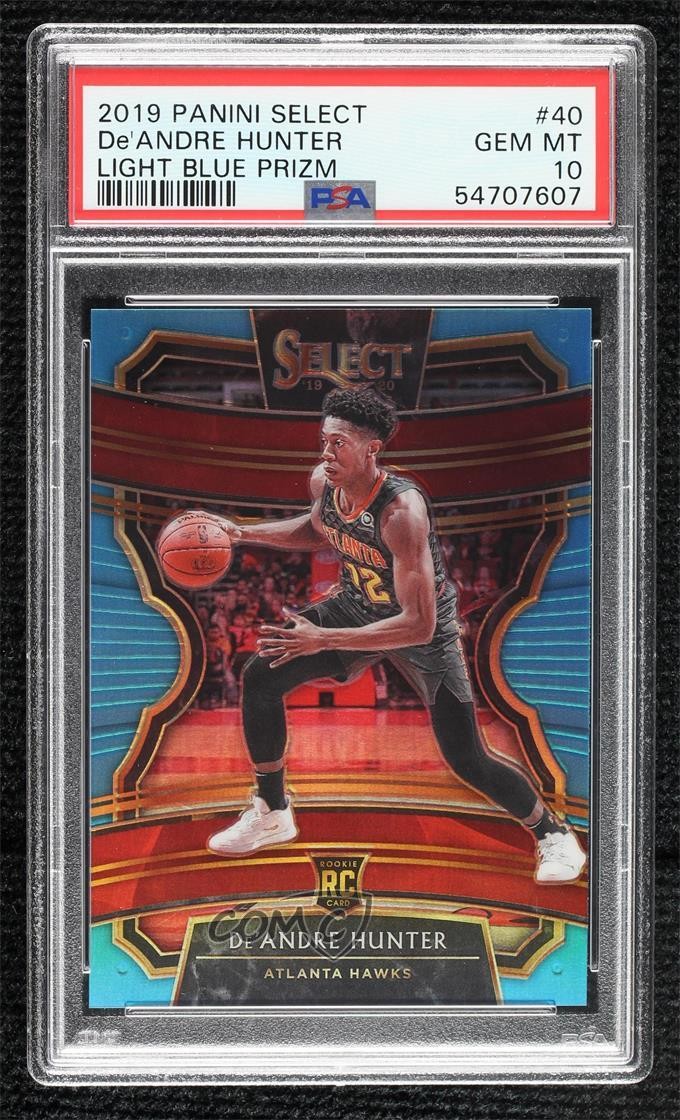 2019 Select Concourse Light Blue Prizm /299 De'Andre Hunter PSA 10 GEM MT 0z5u