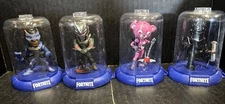 Fortnite Mini Domez Set Of 4 Action Figure DMZ Original Rare Collection In Cases