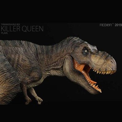 REBOR Tyrannosaurus rex KILLER QUEEN Plain Dinosaur Statue Model Display