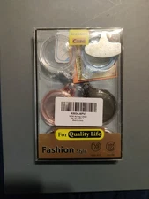 Cases designed for Apple AirTag (SET OF 4) Translucent Hard Shell w/ Keychain