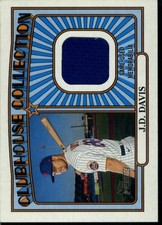 2021 HERITAGE CLUBHOUSE COLLECTION RELICS #CCR-JDD J.D. DAVIS NEW YORK METS
