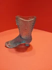 Vintage Fenton Blue High Heel Boot Unmarked