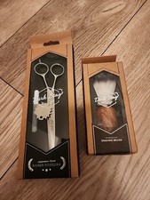 Dark Stag DS 7.0 Japanese Steel Barber Scissor  Shaving Brush
