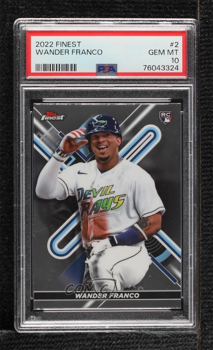 2022 Topps Finest Wander Franco #2 PSA 10 GEM MT 8p7