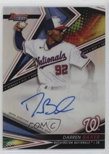 2022 Bowman's Best Best of 2022 Auto Refractor Darren Baker #B22-DBR Auto