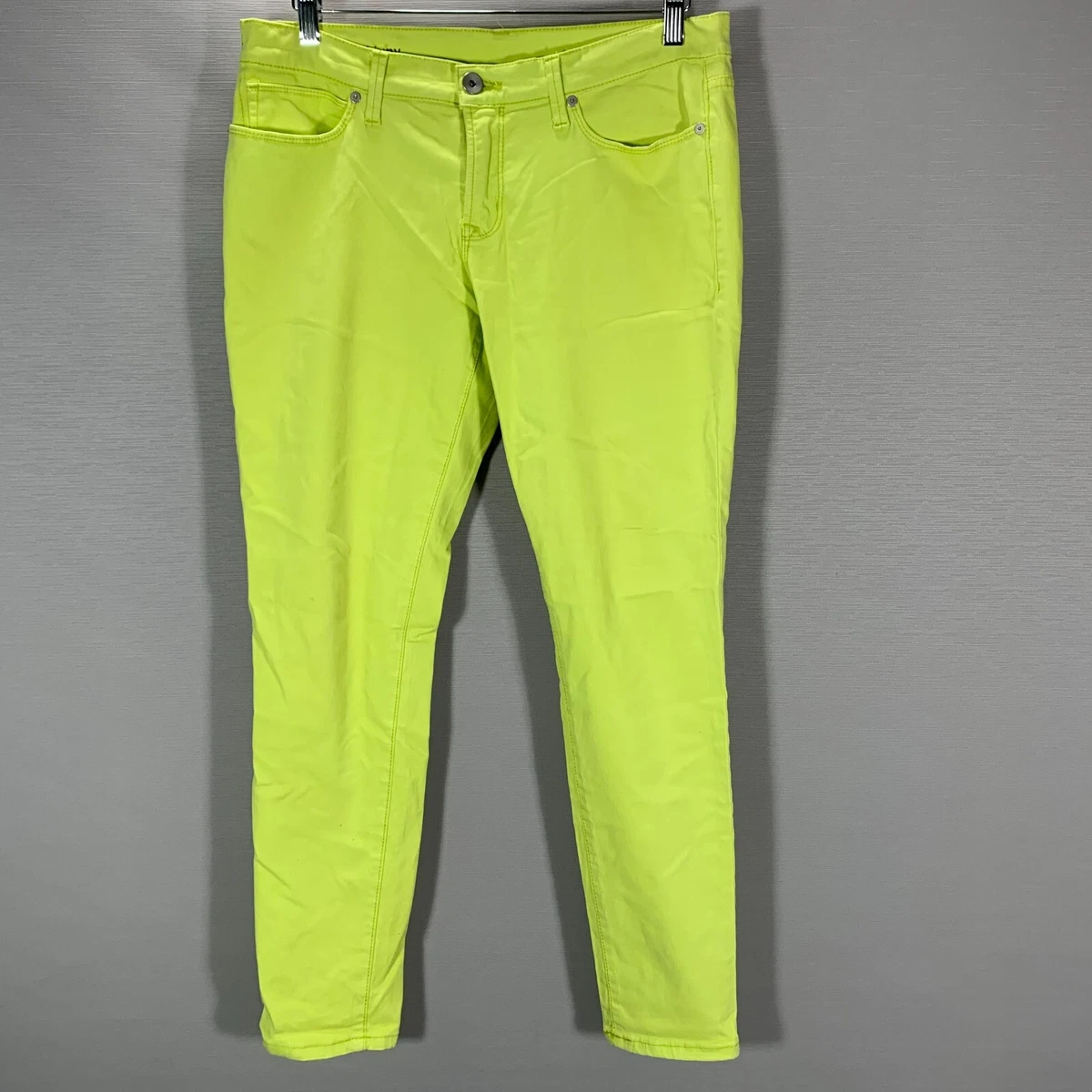 JCP JC Penney Jeans Women 12 Petite Skinny Neon Yellow Stretch Soft Denim | eBay