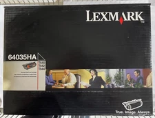 Lexmark 64035HA High Yield Black Toner T640 T642, T644 OEM NIB Free S/H