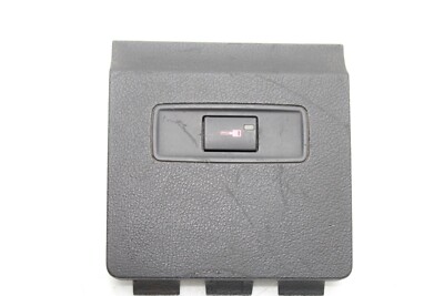 06-08 AUDI A3 8P HATCHBACK REAR CENTER CONSOLE LOCK SWITCH & BEZEL BLACK S0737