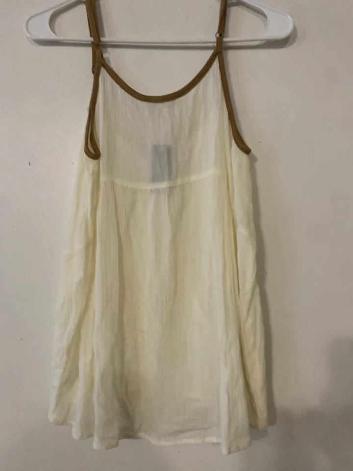 Miss Me Mujer Talla Pequeña Top Marrón y Crema Con Detalle Encaje Nuevo Con Etiquetas Foto 4 de 4