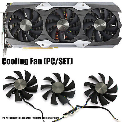 Cooling Fan With Wire Repair Accessary For Zotac Gtx1080ti Amp Extreme 11g Ebay