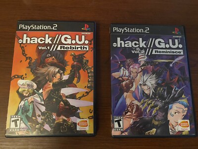 Dot Hack G.U. - Vol 1 Rebirth & Vol 2 Reminisce - CIB - Tested And Working