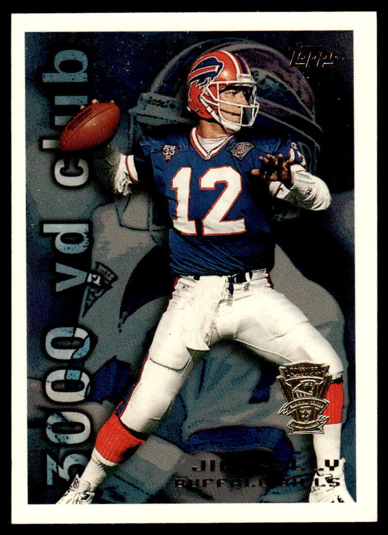 Jim Kelly 1995 Topps #41 Carolina Panthers Foil Stamp Buffalo Bills Football