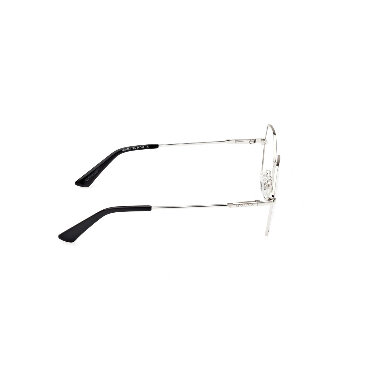メガネ 2000ARCHIVES 'THAT' GLASSES 02 4BXK349 Guess GU2934 005 Silver&Black Metal Geometric Eyeglasses