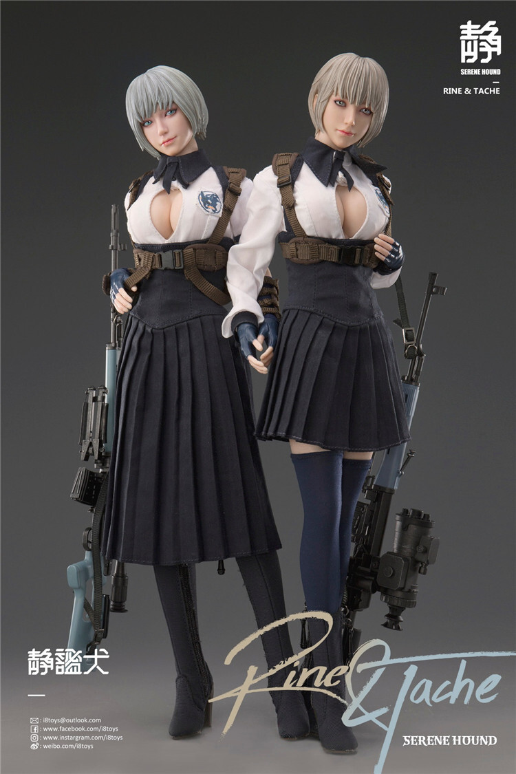 In Stock I8Toys 501S612 Serens Hound 1/6 Cloned Twins Tache/Rine 