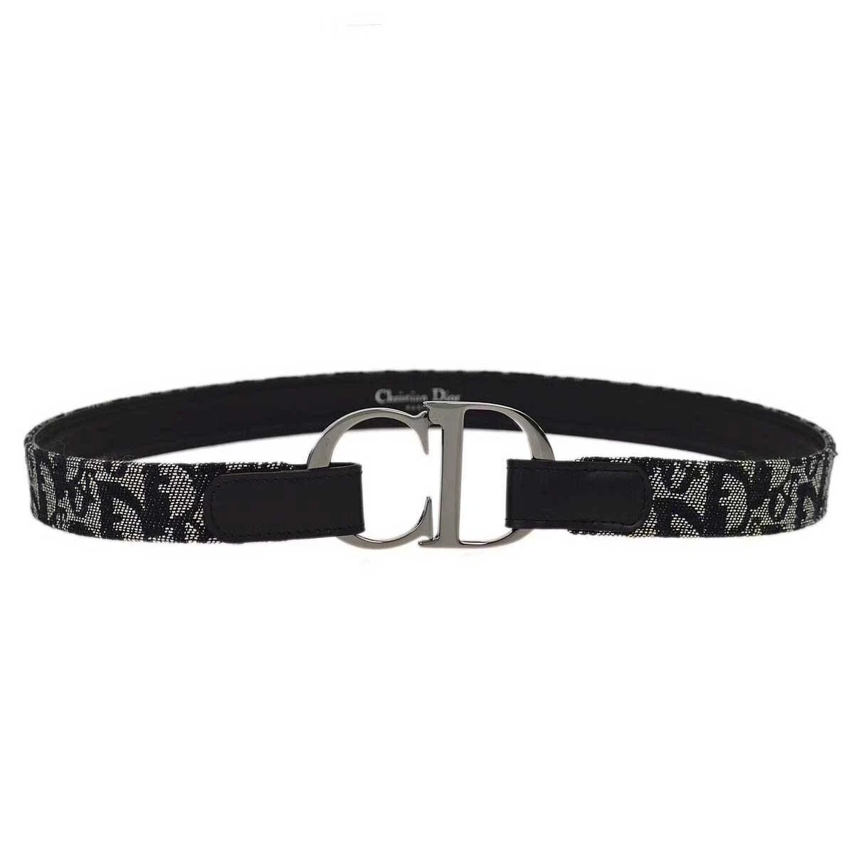 Ceinture trotteur Christian Dior noire RI0012 #75 192543