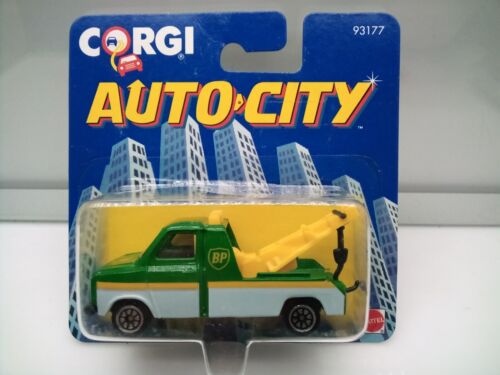 Corgi Juniors / Ford Transit Tow Truck - Green - White & Yellow - BP - Model x1 - Foto 1 di 6
