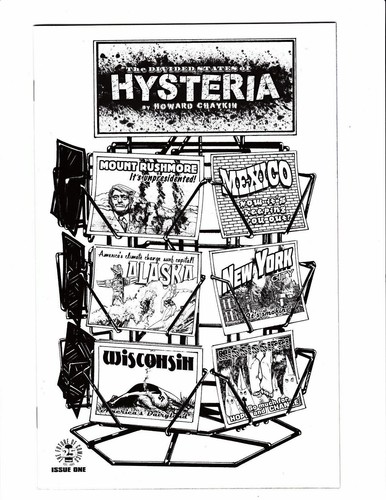 Divided States of Hysteria #1, Lot of Four Covers,Regular & Variants,NM 9.4,2017