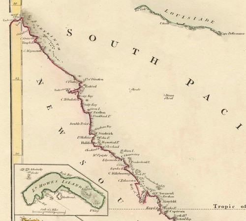 Antique "A New and Accurate Map of New South Wales" (Australia) Wilkinson, 1794 - Picture 4 of 7