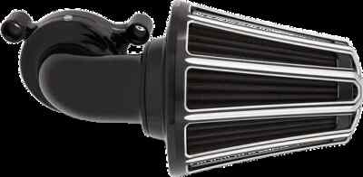 AN Monster Sucker Air Cleaner Kit w Cover 10g Blk Tri Glide