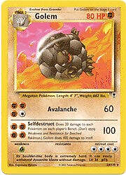 Legendary Collection 24/110 Golem Pokemon Card 
