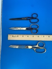Vintage Deluxe Kleencut 134C 7 inch scissors  2 forged steel 6 inch pairs