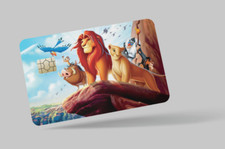 DISNEY , 2 pc credit card skin  DEBIT CARD,TROLLEY  GYM,stickers