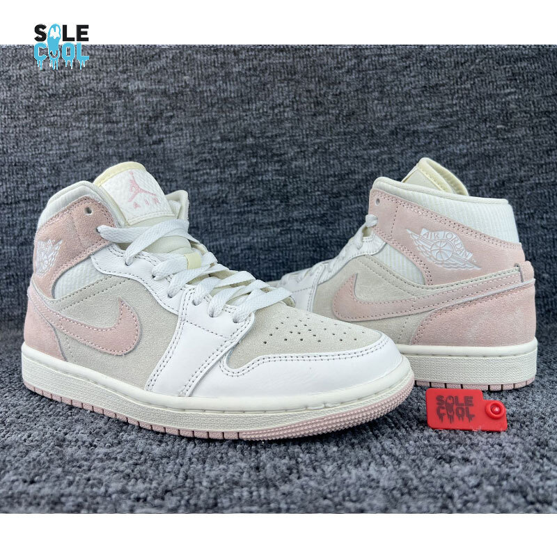 靴 Nike Air Jordan 1 Mid SE \"Coconut Milk The Jordan 1 Mid Coconut Milk Is FIRE!! On Feet Review - YouTube
