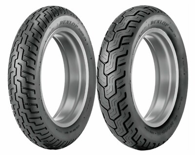 Dunlop 110/90-19 & 170/80-15 D404 Tires Honda VTX1300C, VT1100C & Suzuki VS1400