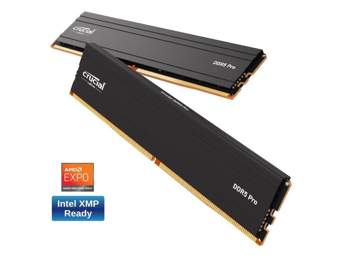 Crucial Pro 32GB (2 x 16GB) DDR5 5600 (PC5 44800) XMP 3.0 Crucial Pro 32GB (2 x 16GB) DDR5 5600 (PC5 44800) XMP 3.0