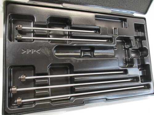 MITUTOYO # 129-128 Depth Micrometer SET 0" - 6" x .001" OEM Case 2-1/2" Head EC - Picture 11 of 24