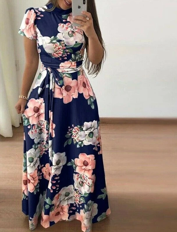 Vestidos Ropa De Moda Para Mujer Largos Casuales Elegante Encaje