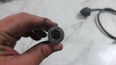 85 Kawasaki ZX900 GPZ900 ZX 900 A Ninja Front Axle Shaft Pin Bolt
