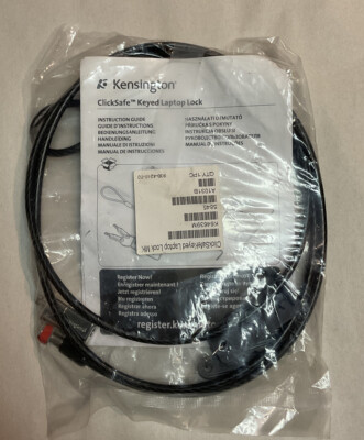 Kensington Click Safe Keyed Laptop Lock - Open Box