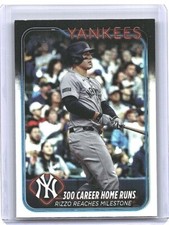 2024 Topps Update Series Anthony Rizzo 300 Career Home Runs #US241 Rainbow Foil