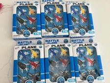 NEW IN BOX: 6 HUNSON BATTLE PLANE: 6 PIECES PER BOX: FIGHTERS