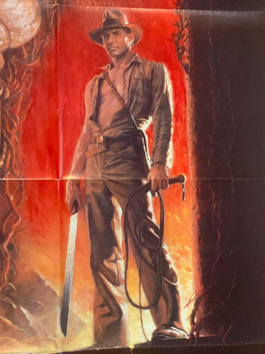 Indiana Jones and the Temple of Doom Movie Poster 1984 1 Sheet