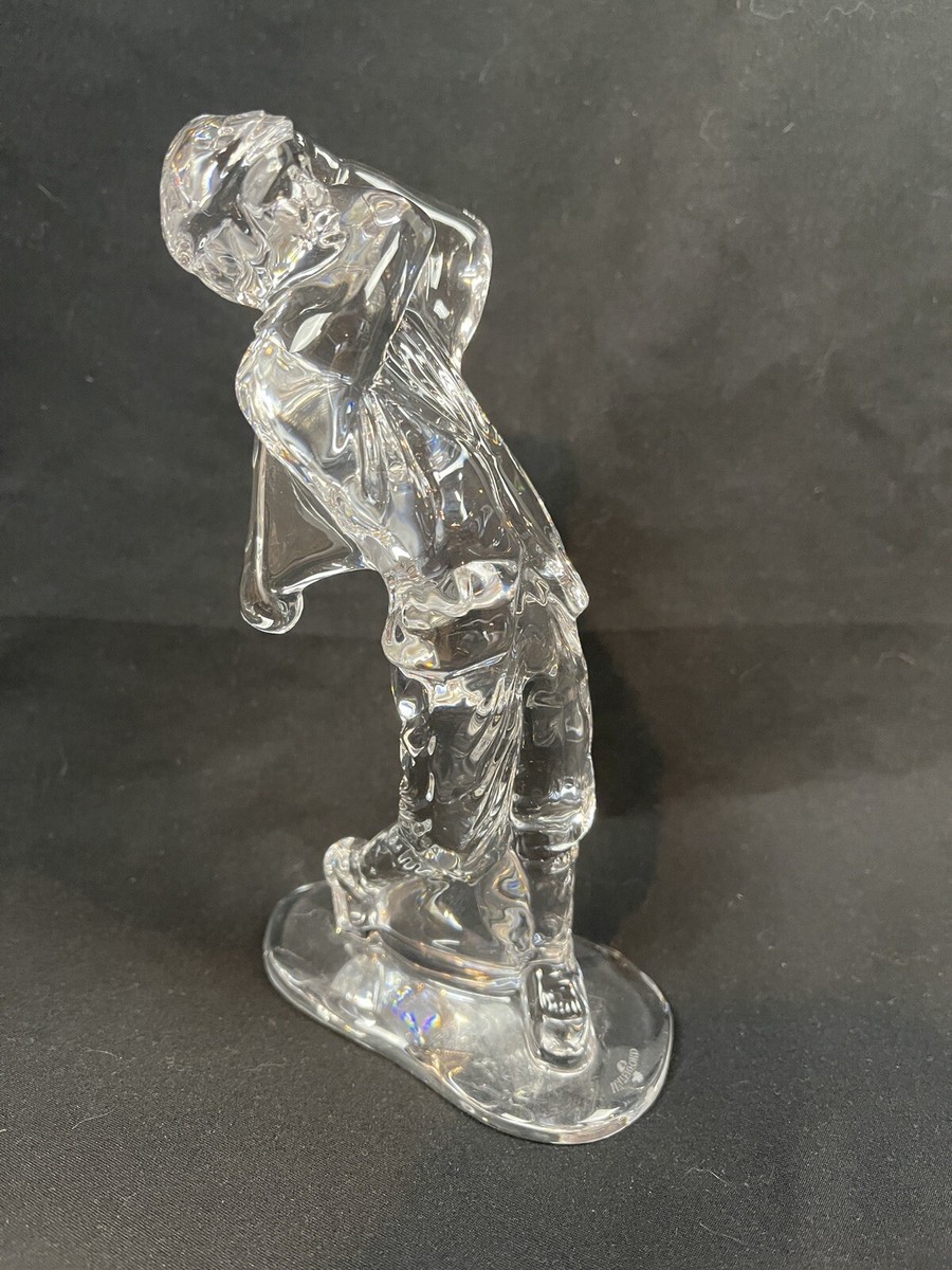 Waterford Crystal Male GOLFER Golf Figurine Statue - 7