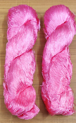  2 Thread Yarn Lace Skeins Knitting Work Reel Silk Fabric 230g Woven Sari