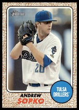 2017 Topps Heritage Minor League #5 Andrew Sopko Tulsa Drillers Baseball