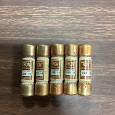 Bussmann Tron KAB 10 KAB10 10 Amp 250 Volt Rectifier Fuse Lot Of 5