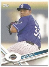 Luis Ortiz Milwaukee Brewers 2017 Topps Pro Debut