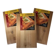 6 TrueFire Gourmet Cedar Grilling Planks, 12 x 7 inch, Sustainably Sourced