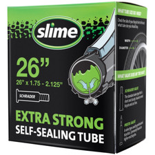Slime Extra Strong Self-Sealing Bicycle Tube Schrader 26" X 1.75-2.125" Bike In