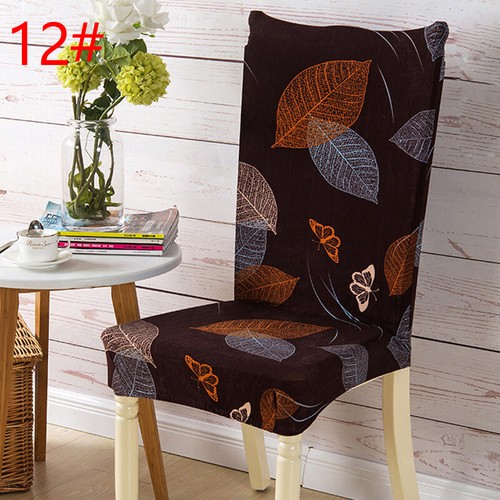 Cubierta de asiento elástica para boda Spandex funda sin mangas funda floral fiesta decoración - Imagen 19 de 19