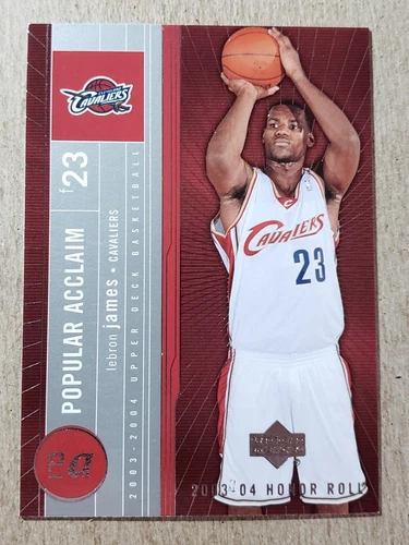 2003-04 Upper Deck Honor Roll Popular Acclaim LeBron James RC #PA7 Cavaliers